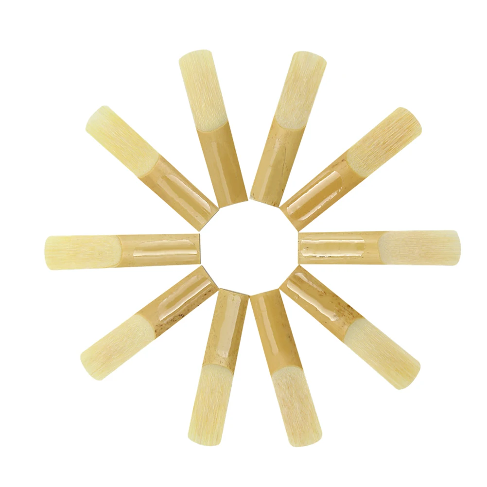 10Pcs 2.5 Saxophone Reeds High-Quality Bamboo Excellent Sound Performance Accessory Saxophone Reed Sax Reeds Sax Accessories
10Pcs 2.5 Saxophone Reeds High-Quality Bamboo Excellent Sound Performance Accessory Saxophone Reed Sax Reeds Sax Accessories