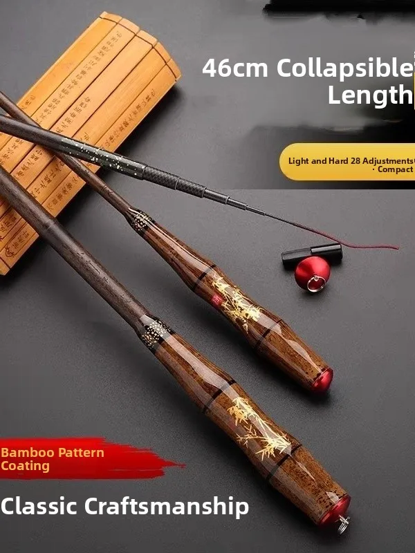 Ultra-Short Portable Fishing Rod Stream Shrimp Fishing Carbon Fiber Kids Fishing Rod Compact Travel Friendly River Bank ...
Ultra-Short Portable Fishing Rod Stream Shrimp Fishing Carbon Fiber Kids Fishing Rod Compact Travel Friendly River Bank ...
