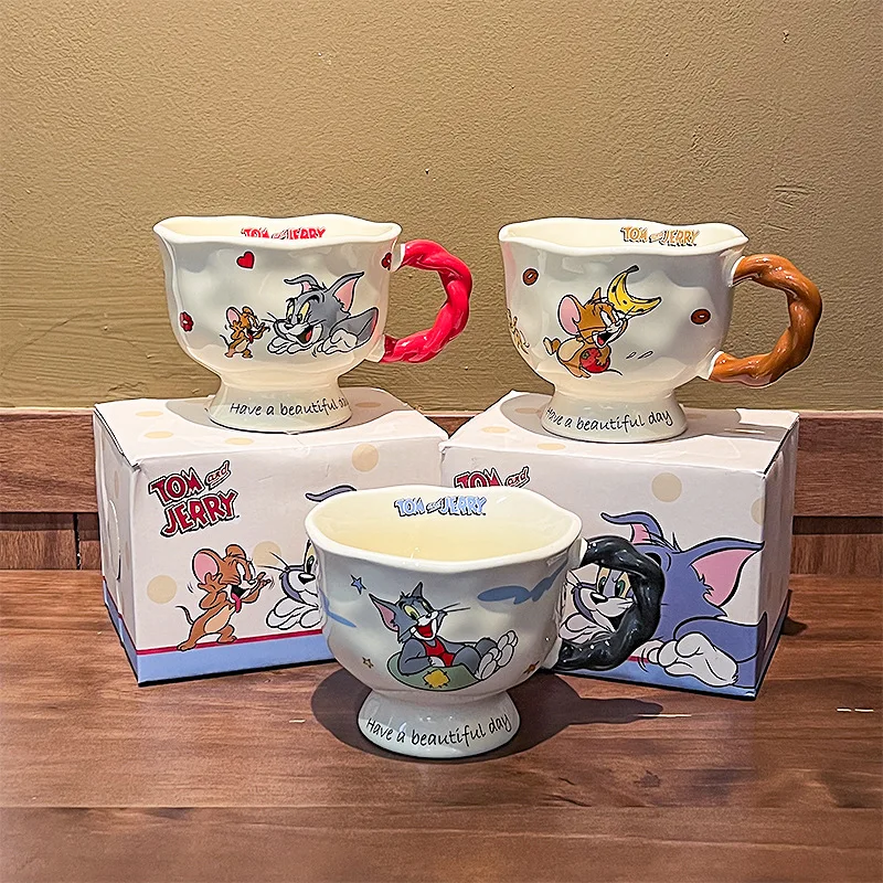 Kawaii Tom and Jerry Ceramics Mug Anime Student Cute Coffee Cup Breakfast Milk Cup Office Fashion Water Cup Fast Shipping New
Kawaii Tom and Jerry Ceramics Mug Anime Student Cute Coffee Cup Breakfast Milk Cup Office Fashion Water Cup Fast Shipping New