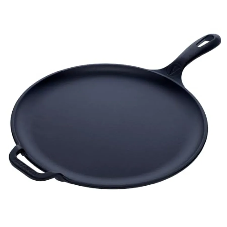 Cast Iron Comal Pizza Pan with a Long Handle and a Loop Handle Preseasoned with Flaxseed Oil Made Colombia
Cast Iron Comal Pizza Pan with a Long Handle and a Loop Handle Preseasoned with Flaxseed Oil Made Colombia