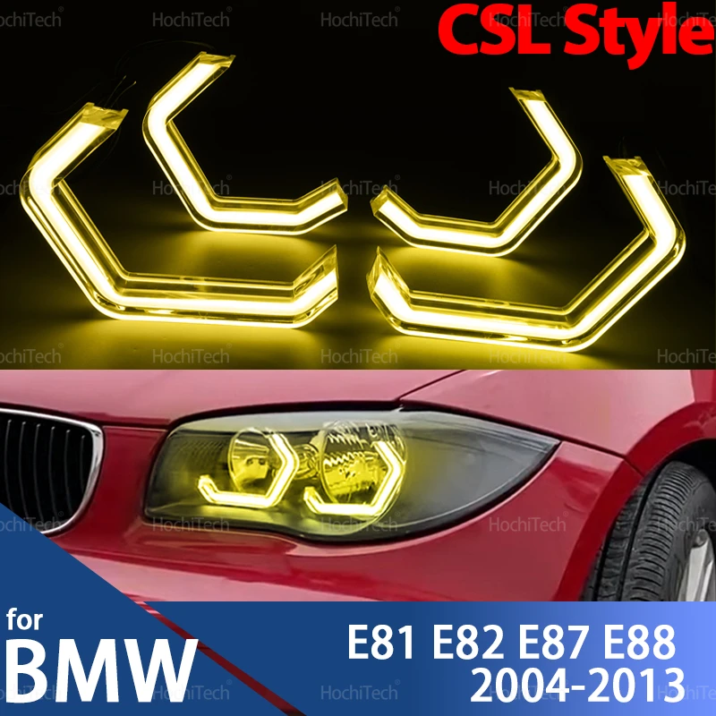 Для BMW 1 серии E81 E82 E87 E88 2004-2013 Модернизированный DTM M4 Стиль Лимонно-желтый Белый Кристалл Фара CSL Стиль Angel Eyes Комплект
Для BMW 1 серии E81 E82 E87 E88 2004-2013 Модернизированный DTM M4 Стиль Лимонно-желтый Белый Кристалл Фара CSL Стиль Angel Eyes Комплект
