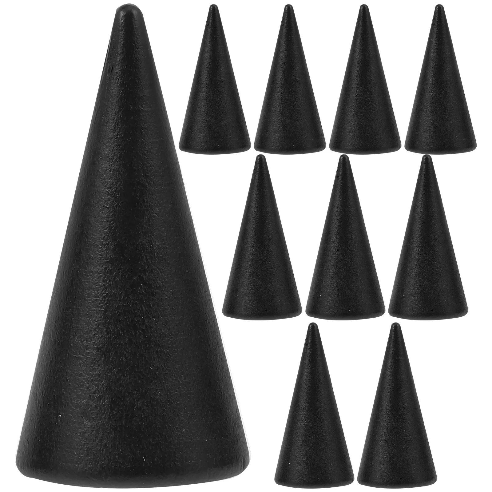 10 Pcs Wood Cones Unfinished DIY Craft Cone For Jewelry Display Stand Organizer Rack Showcase Wooden Ornament Sewing Tools
10 Pcs Wood Cones Unfinished DIY Craft Cone For Jewelry Display Stand Organizer Rack Showcase Wooden Ornament Sewing Tools