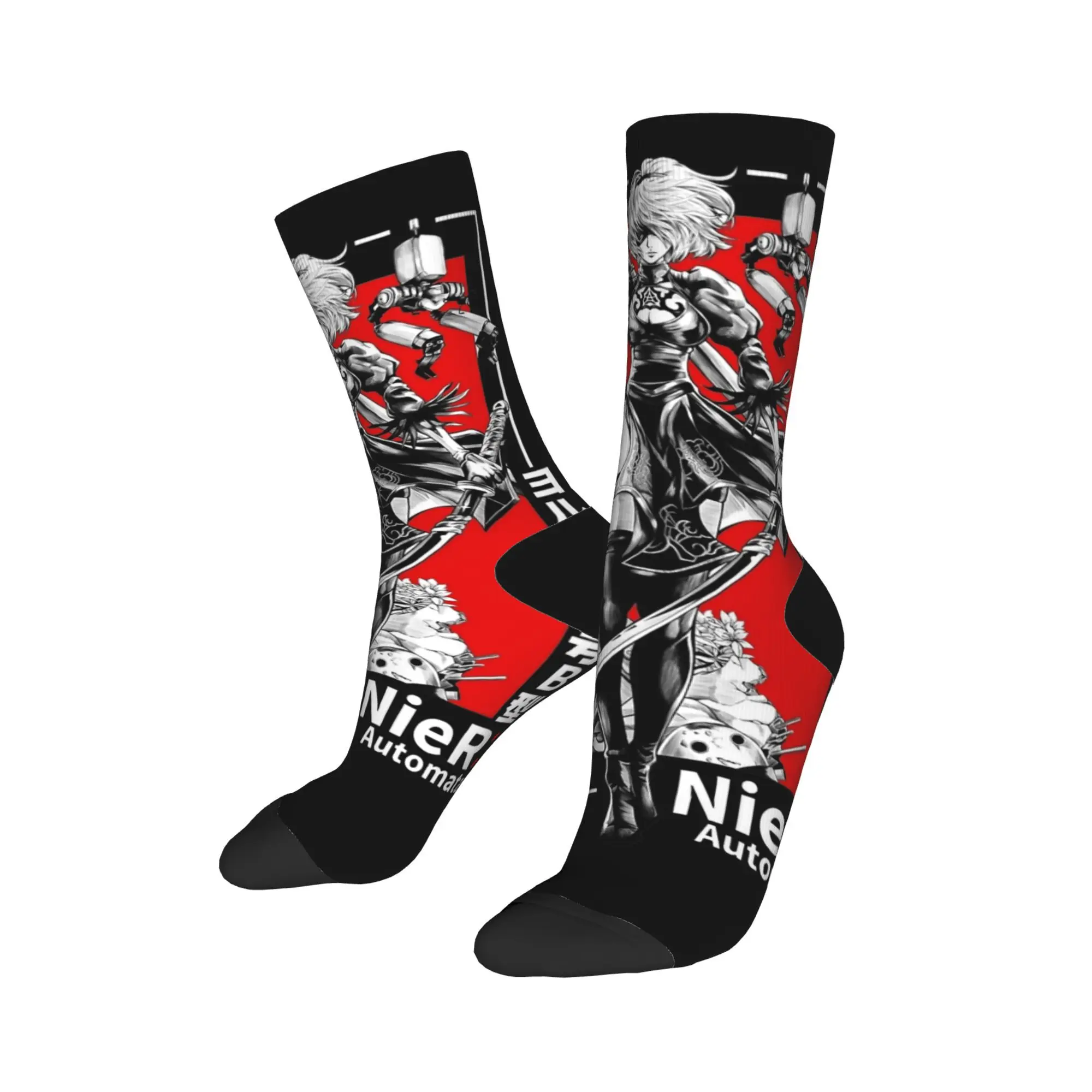 Hip-hop NieR Automata a Robot Football Socks Polyester Crew Socks for Unisex Sweat Absorbing,
Hip-hop NieR Automata a Robot Football Socks Polyester Crew Socks for Unisex Sweat Absorbing,