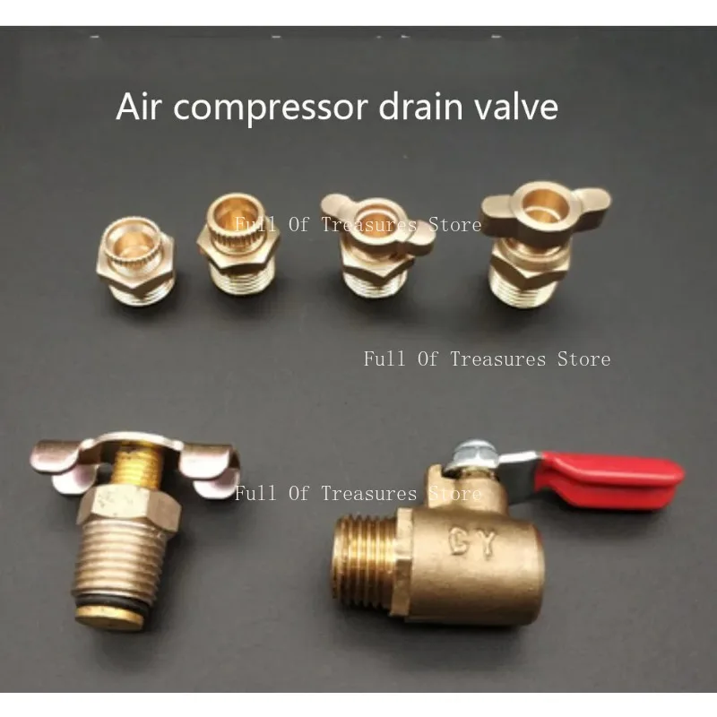 Air Compressor Copper Valve Plug Air Pump Accessories Silent Air Compressor 1/4 " Drain Valve Drain Screw 1pc
Air Compressor Copper Valve Plug Air Pump Accessories Silent Air Compressor 1/4 " Drain Valve Drain Screw 1pc
