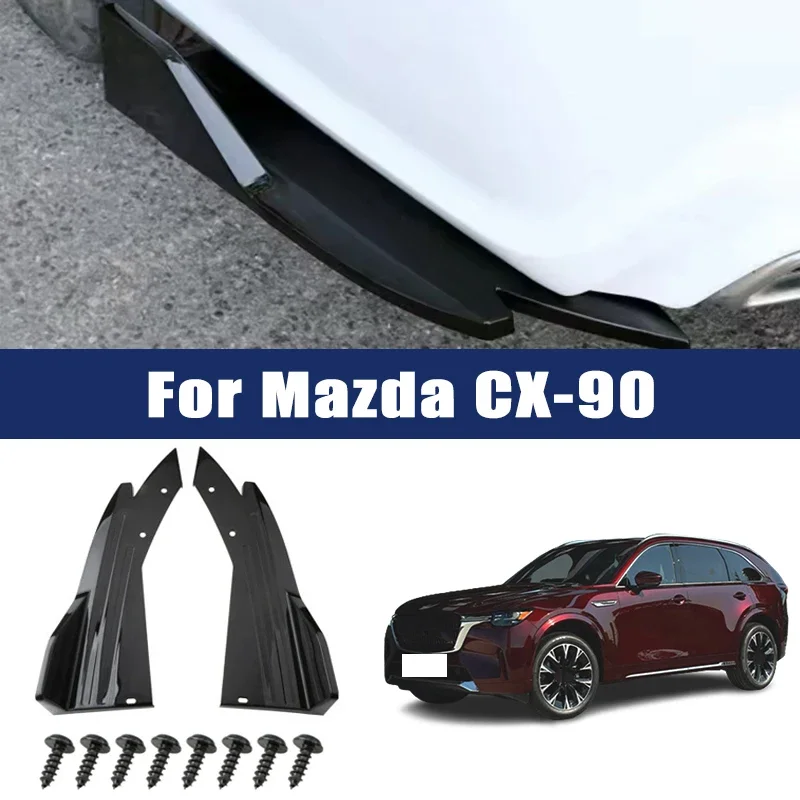 2pcs Car Rear Bumper Spoiler Lip Carbon Fiber Wing Trim Anti-crash Diffuser Side Skirt Wrap Angle Splitter For Mazda CX-90
2pcs Car Rear Bumper Spoiler Lip Carbon Fiber Wing Trim Anti-crash Diffuser Side Skirt Wrap Angle Splitter For Mazda CX-90