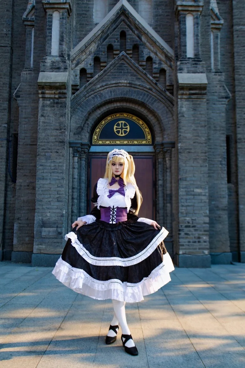 Anime MisaMisa Death Note Cosplay Costume wig Dark Lolita Style Uniform Halloween Party Girl Goth Dress Complete Set S-XXL
Anime MisaMisa Death Note Cosplay Costume wig Dark Lolita Style Uniform Halloween Party Girl Goth Dress Complete Set S-XXL