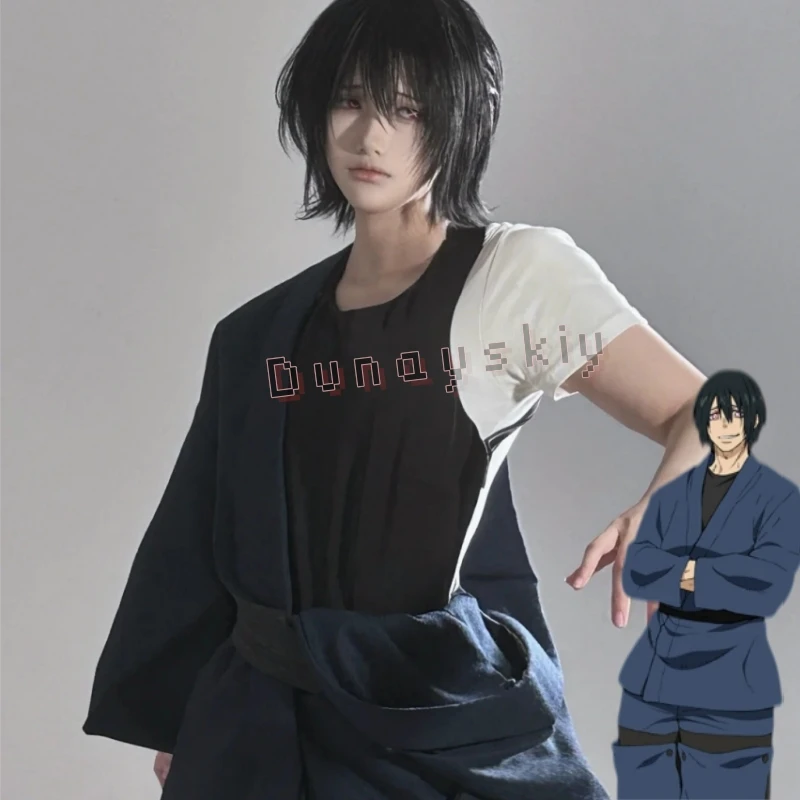 Shinmon Benimaru Cosplay Costume Wig Kimono Anime Fire Force Blue Japanese Practice Uniform Tops For Man Halloween Carnival Suit
Shinmon Benimaru Cosplay Costume Wig Kimono Anime Fire Force Blue Japanese Practice Uniform Tops For Man Halloween Carnival Suit