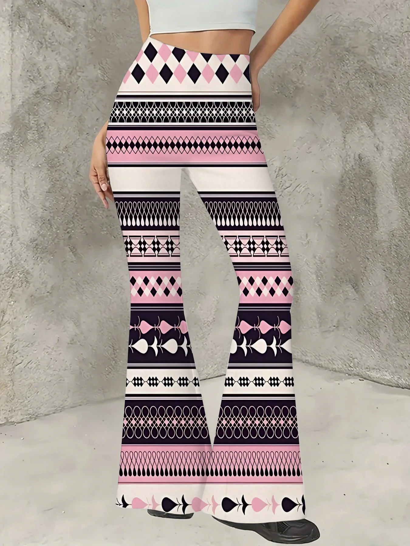 Women's Floral Print Flare Pants Elegant Stretchy Bell Bottom Trousers Summer
Women's Floral Print Flare Pants Elegant Stretchy Bell Bottom Trousers Summer