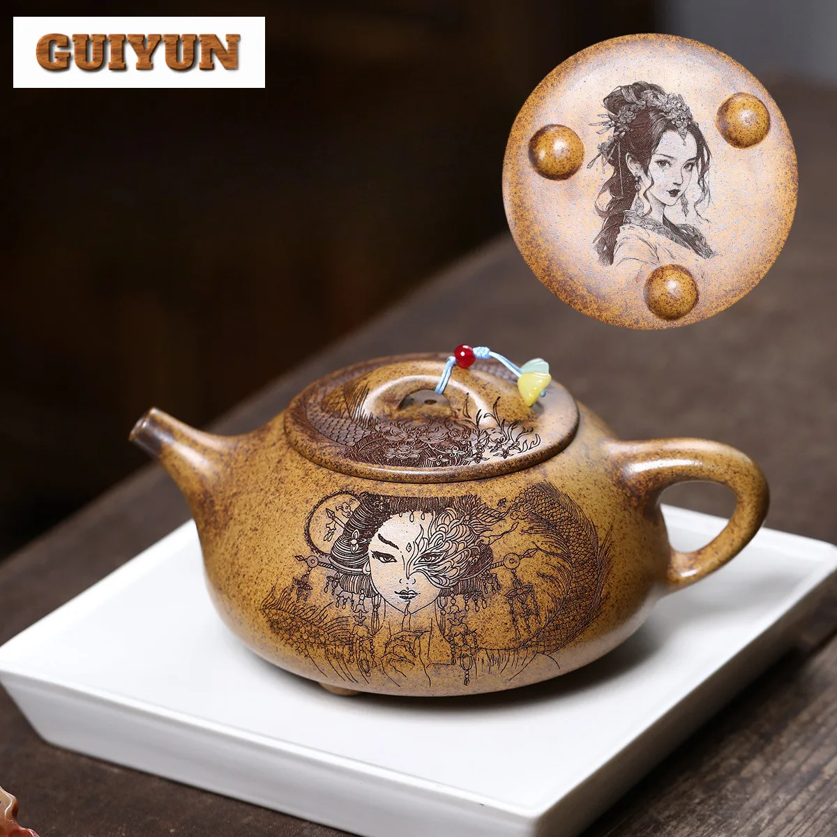 550ml Yixing Purple Clay Teapots Handmade Stone Scoop Pot Raw Ore Wood-fired Porcelain Mud Tea Infuser Kettle Zisha Tea Set Gift
550ml Yixing Purple Clay Teapots Handmade Stone Scoop Pot Raw Ore Wood-fired Porcelain Mud Tea Infuser Kettle Zisha Tea Set Gift