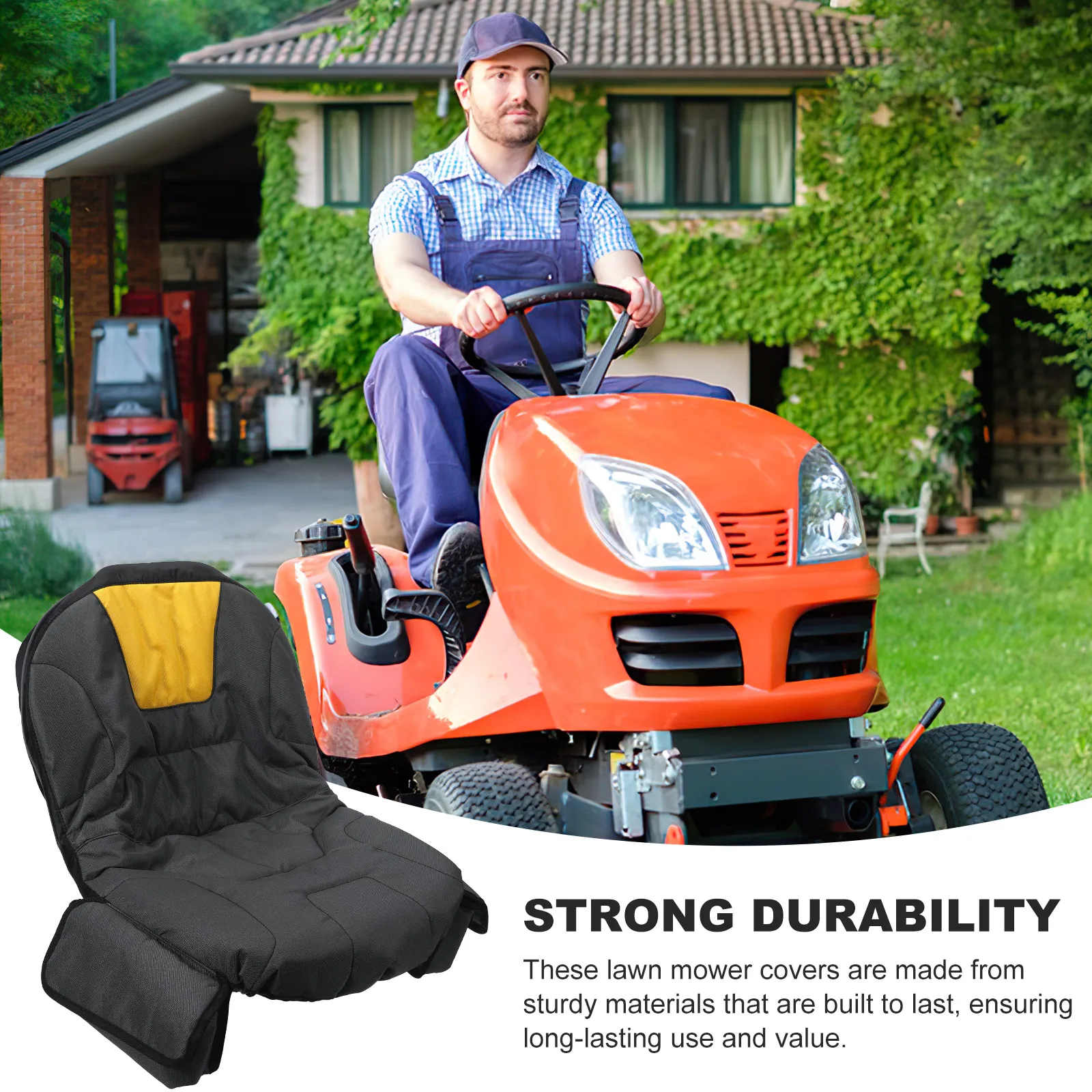 Lawn Mower Seat Cover Heavy Duty Oxford Cloth Moisture Proof Riding Mower Protectors Tractor Covers Fits Most Models Easy
Lawn Mower Seat Cover Heavy Duty Oxford Cloth Moisture Proof Riding Mower Protectors Tractor Covers Fits Most Models Easy
