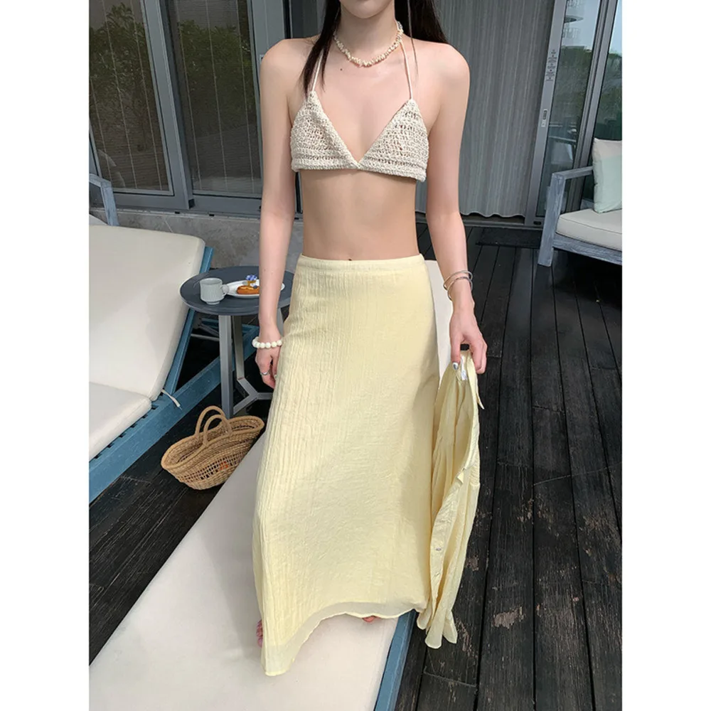 Womens High Waist A Line Skirt Summer Casual Slimming Long Skirt with Texture Stretch Flowy Beach Casual Maxi Skirt
Womens High Waist A Line Skirt Summer Casual Slimming Long Skirt with Texture Stretch Flowy Beach Casual Maxi Skirt