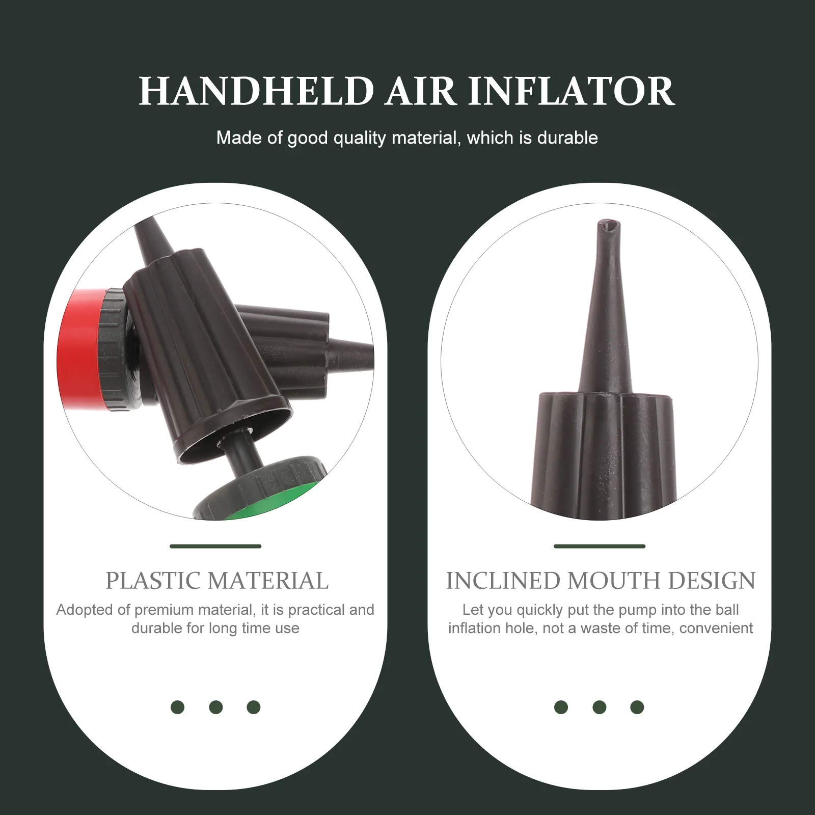 2Pcs Compact Manual Inflator Portable Hand Pump for Inflatable Bag Balloon Air Column Bag Use Manual Inflator Balloon Pump
2Pcs Compact Manual Inflator Portable Hand Pump for Inflatable Bag Balloon Air Column Bag Use Manual Inflator Balloon Pump