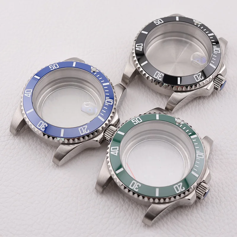 40mm Diver Watch Case 316L Stainless Steel SubMariner Mod Compatible with NH34 NH35 NH36 Sapphire Crystals Brushed PolisheSides
40mm Diver Watch Case 316L Stainless Steel SubMariner Mod Compatible with NH34 NH35 NH36 Sapphire Crystals Brushed PolisheSides
