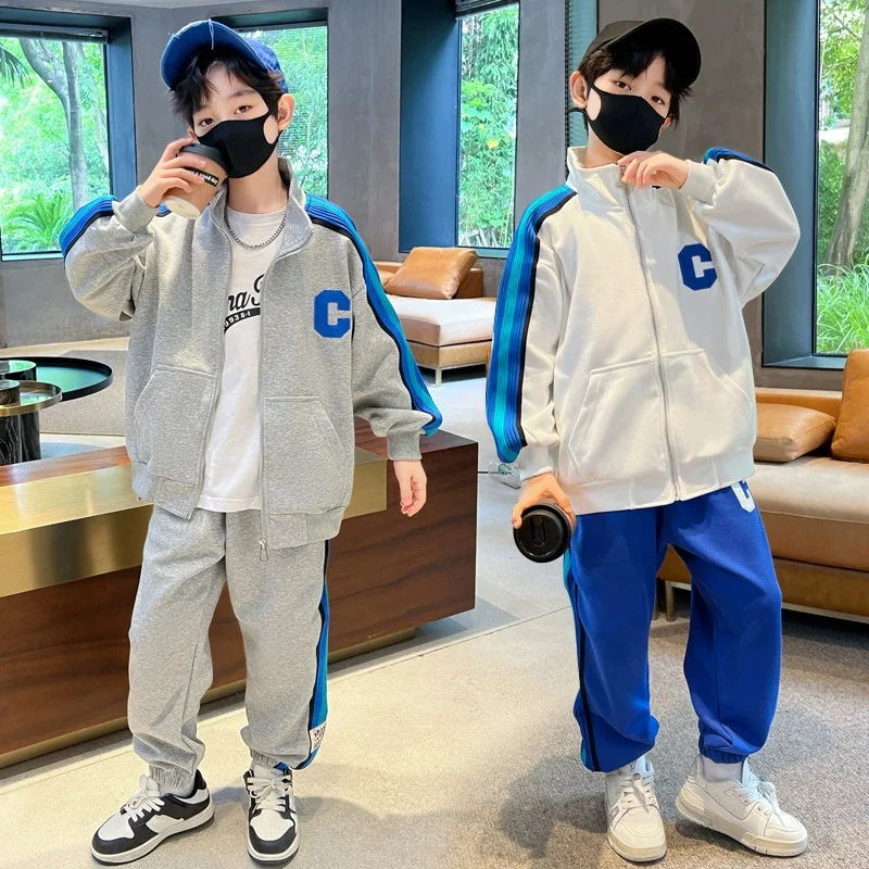 Boys Autumn Suit Children's Sports Sets Kid Long-Sleeve Coat Sweatpants 2Pcs Spring New Fashion Outfit Teen Casual Clothes 5-14Y
Boys Autumn Suit Children's Sports Sets Kid Long-Sleeve Coat Sweatpants 2Pcs Spring New Fashion Outfit Teen Casual Clothes 5-14Y