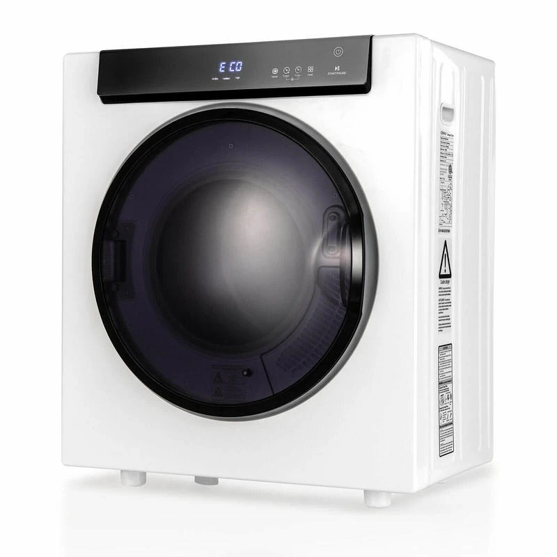 2.6 Cu.ft Compact Clothes Dryer with Touch Panel and 2 Modes
2.6 Cu.ft Compact Clothes Dryer with Touch Panel and 2 Modes