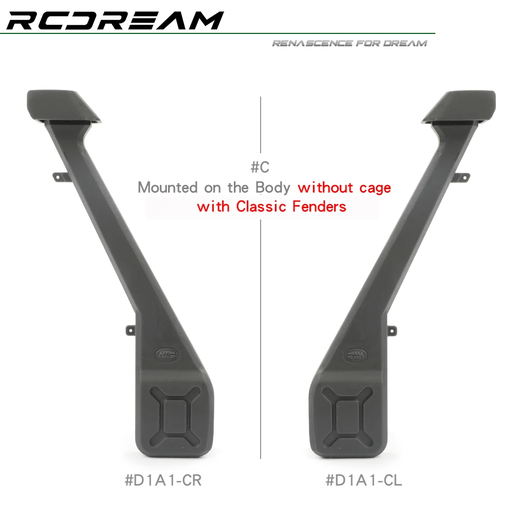Трубка RCDream 1/10 с 3D-печатью # C крепление без клетки с классическим крылом для 313/324 мм RD110 RD90 RD130 D90 D110 # D1A1-CR/CL
Трубка RCDream 1/10 с 3D-печатью # C крепление без клетки с классическим крылом для 313/324 мм RD110 RD90 RD130 D90 D110 # D1A1-CR/CL