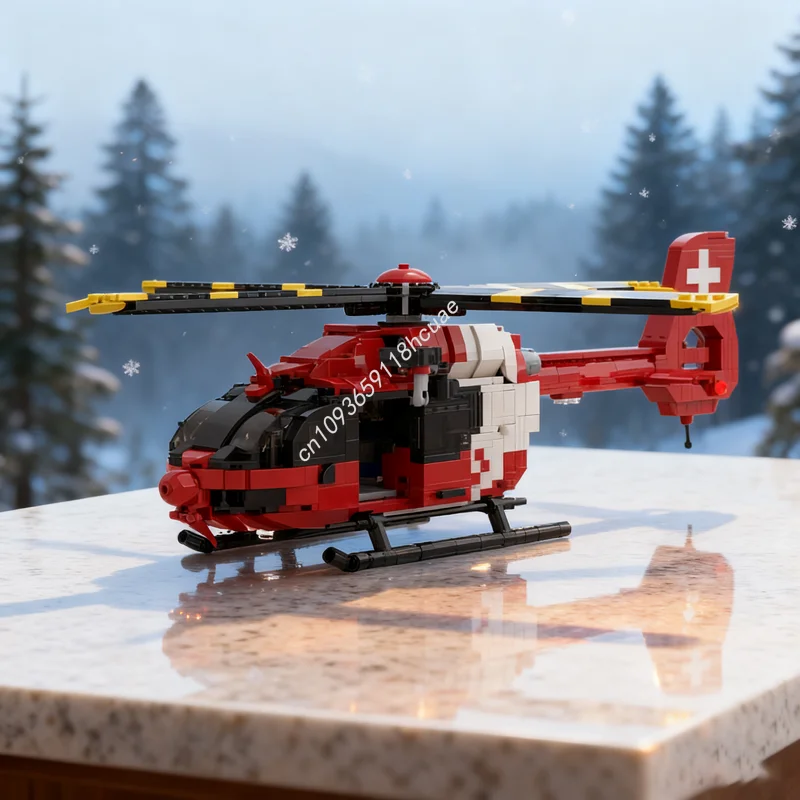 900pcs MOC Airbus Helicopters Eurocopter Swiss Model Building blocks DIY creative toys idea Christmas gift Education Brick Kids
900pcs MOC Airbus Helicopters Eurocopter Swiss Model Building blocks DIY creative toys idea Christmas gift Education Brick Kids