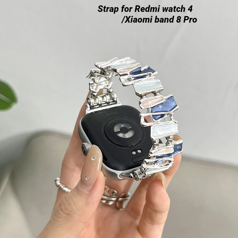 Metal Strap For Redmi watch 4 Correa bracelet Sport Watchband For Xiaomi band 8 Pro Replacement strap Woman Wristband
Metal Strap For Redmi watch 4 Correa bracelet Sport Watchband For Xiaomi band 8 Pro Replacement strap Woman Wristband
