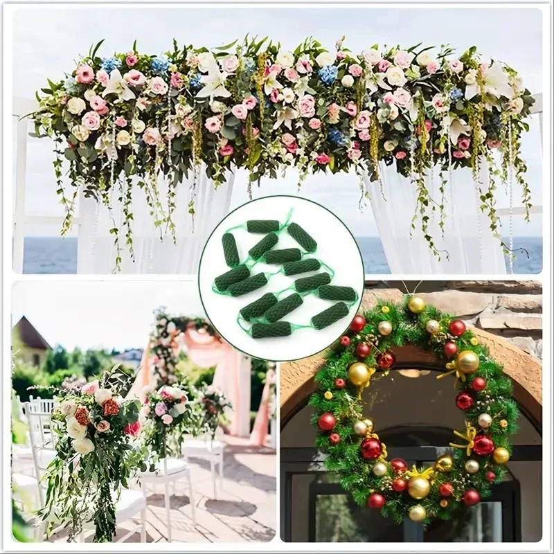 Flower Sponge Blocks Water Absorption Floral Wet Foam Garland Green Flower Holder Flower Arrangement for Wedding Arbor Arch Door
Flower Sponge Blocks Water Absorption Floral Wet Foam Garland Green Flower Holder Flower Arrangement for Wedding Arbor Arch Door