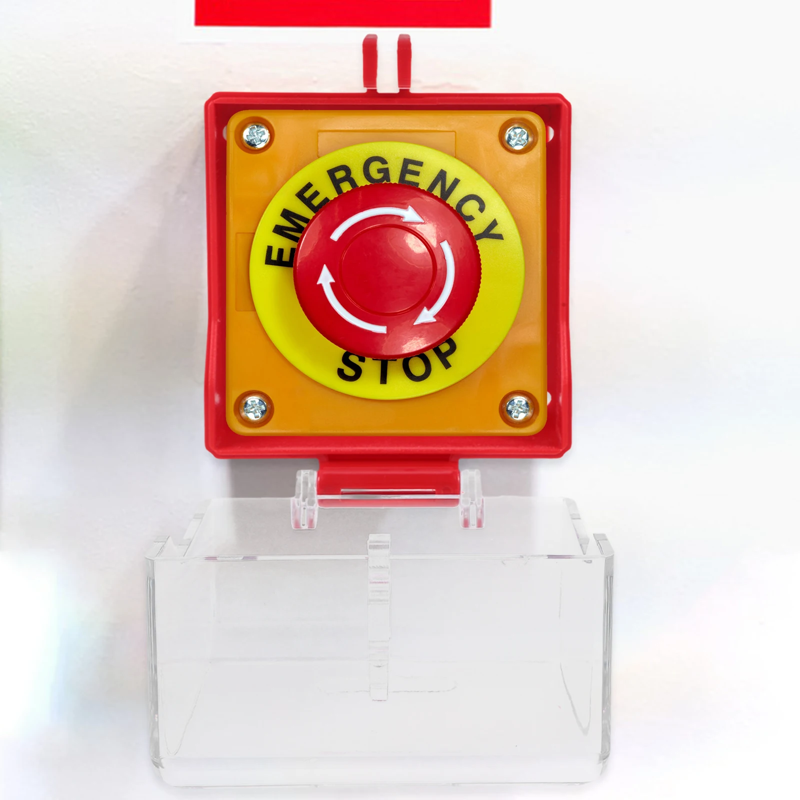 Emergency Stop Switch Cover Transparent Button Safety Protector for Power Equipment Plastic Guard Device
Emergency Stop Switch Cover Transparent Button Safety Protector for Power Equipment Plastic Guard Device