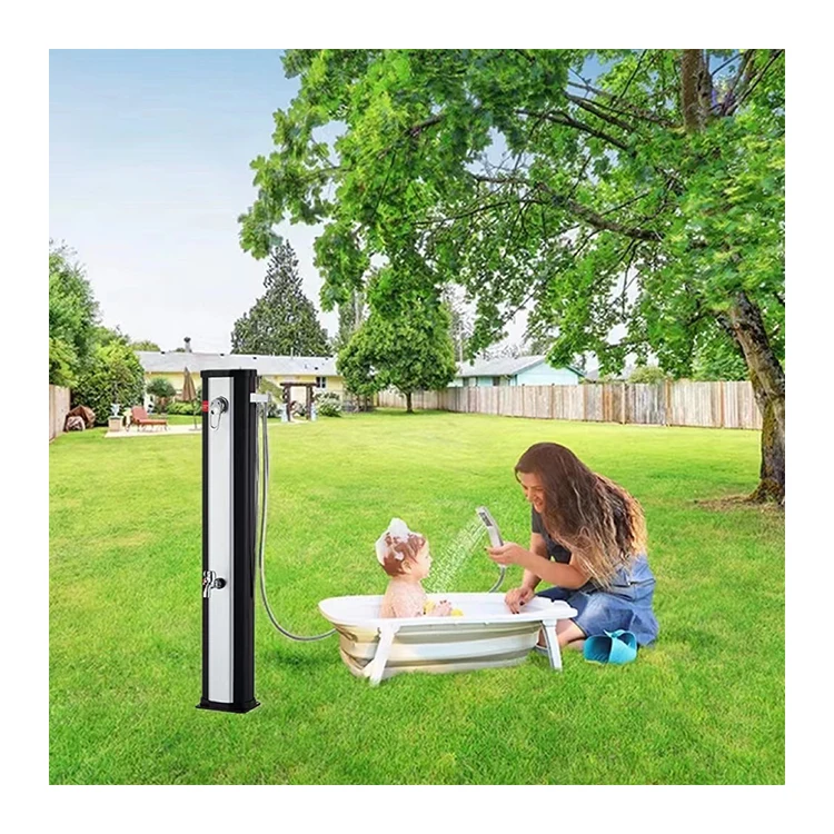 Горячая распродажа: Садовый душ Gartendusche, простая установка, ПВХ, 20 л, цельный корпус, серебристый, уличный, на солнечной энергии, для бассейна
Горячая распродажа: Садовый душ Gartendusche, простая установка, ПВХ, 20 л, цельный корпус, серебристый, уличный, на солнечной энергии, для бассейна