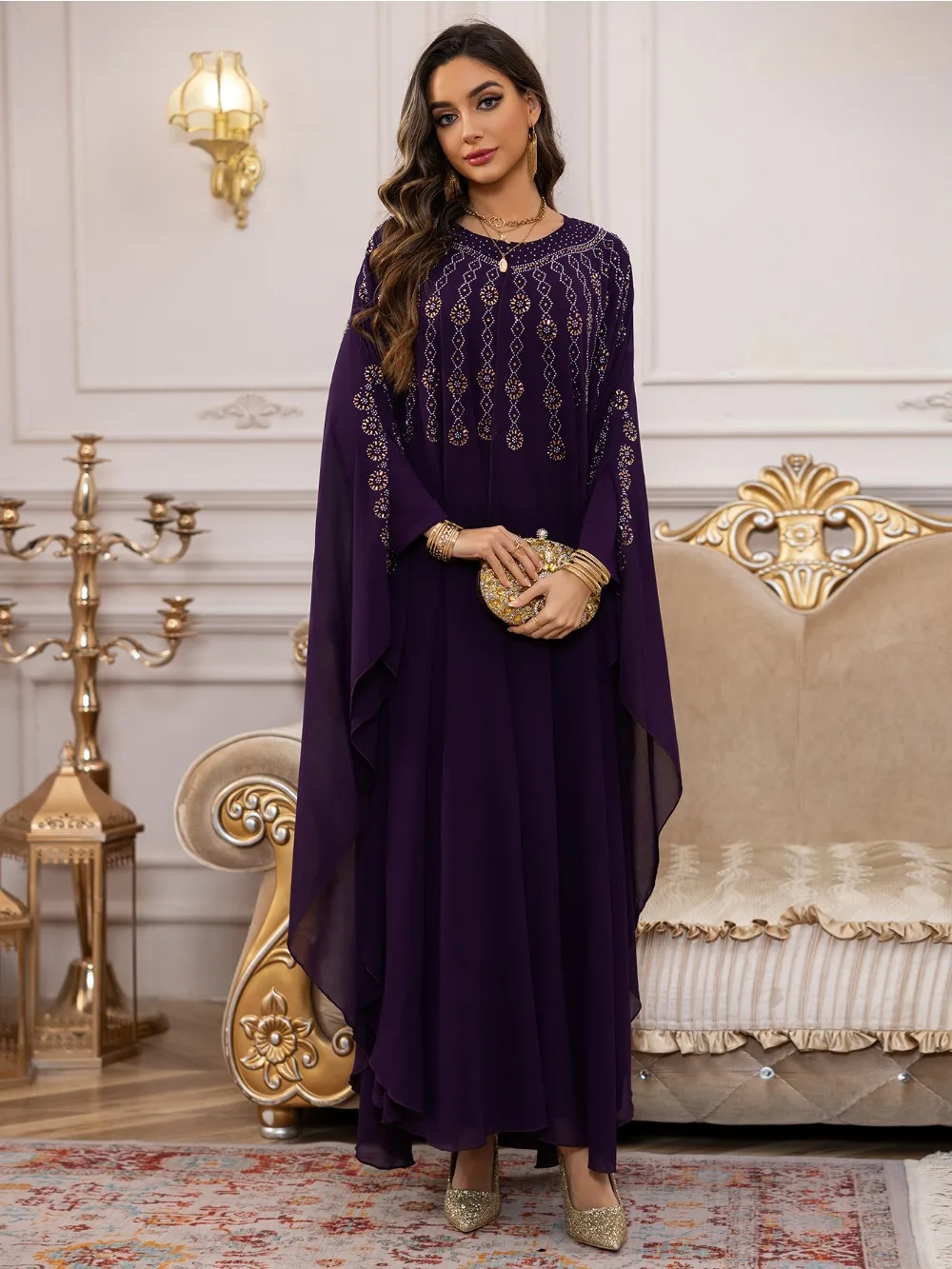 Eid Muslim Saudi Long Robe Abaya for Women Party Dresses Beading Islam Vestidos Jalabiya Ramadan Morocco Dubai Abayas Kaftan
Eid Muslim Saudi Long Robe Abaya for Women Party Dresses Beading Islam Vestidos Jalabiya Ramadan Morocco Dubai Abayas Kaftan