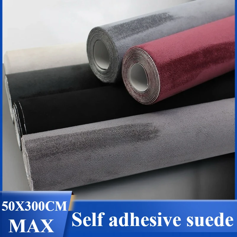 MAX 50X300CM Multi Color Self Adhesive Suede Fabric Leather Sticky Retractable Velvet Roll for Car Interior Door Panel AB-pilla
MAX 50X300CM Multi Color Self Adhesive Suede Fabric Leather Sticky Retractable Velvet Roll for Car Interior Door Panel AB-pilla