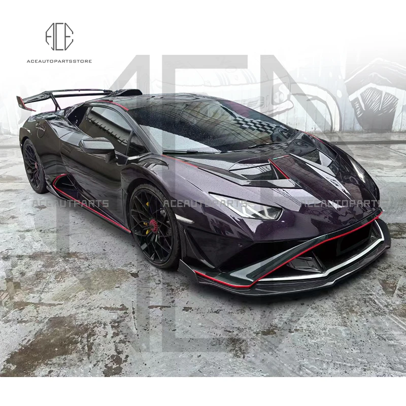 Dry Carbon Fiber Body Kit for Lamborghini Huracan STO Upgrade V Style Auto Parts Front Lip Side Skirts
Dry Carbon Fiber Body Kit for Lamborghini Huracan STO Upgrade V Style Auto Parts Front Lip Side Skirts