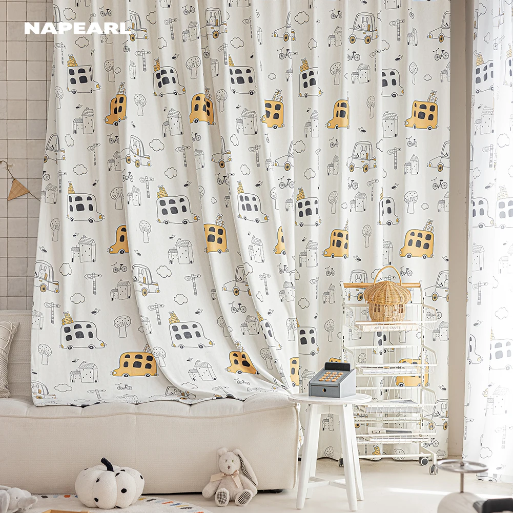 1PC Cartoon Car Print Curtain for Nursery Kids Bedroom Playroom Blackout Thermal Insulated Window Drapes Cute Home Decor
1PC Cartoon Car Print Curtain for Nursery Kids Bedroom Playroom Blackout Thermal Insulated Window Drapes Cute Home Decor
