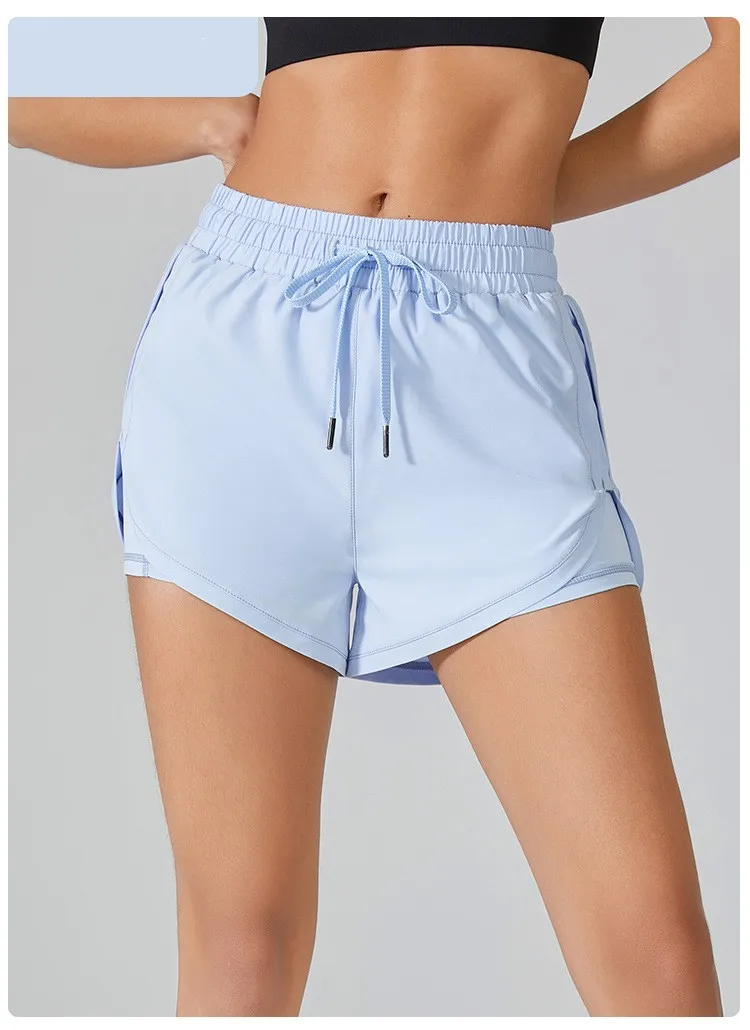High Waist Drawstring Sports Shorts Women's Slimming Fitness Pants Running Anti-walking Yoga Shorts
High Waist Drawstring Sports Shorts Women's Slimming Fitness Pants Running Anti-walking Yoga Shorts