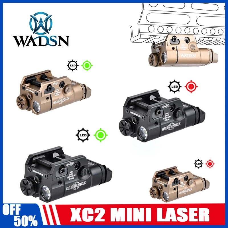 Tactical SF Scout XC2 Red Dot Laser Green Laser LED Pistol Flashlight Hanging Flashlight Hunting Scout Light for 20MM Rail
Tactical SF Scout XC2 Red Dot Laser Green Laser LED Pistol Flashlight Hanging Flashlight Hunting Scout Light for 20MM Rail