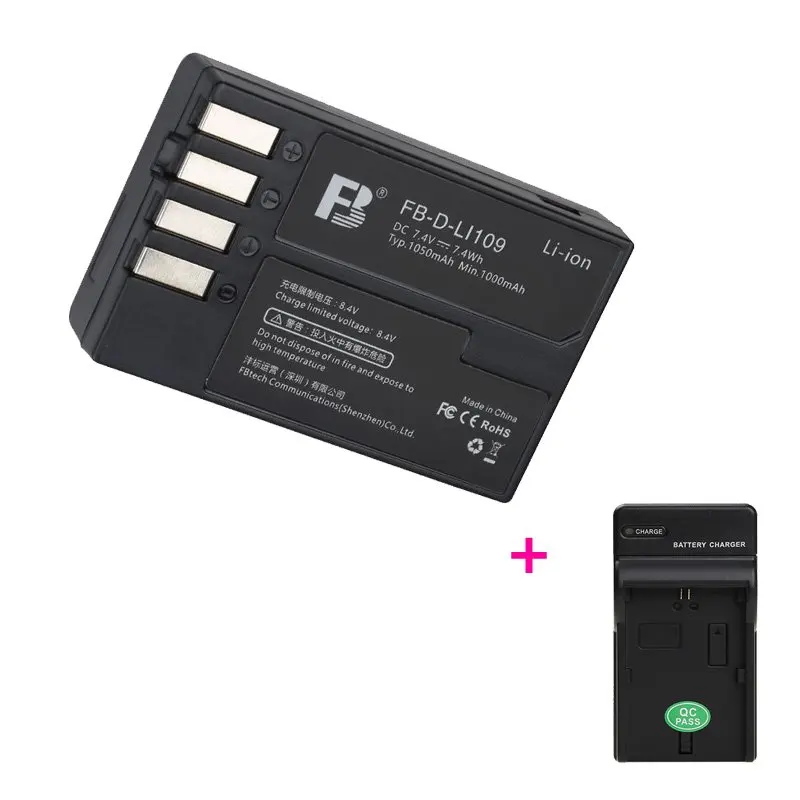 Rechargeable Camera Battery D-LI109| Recharger For Pentax K50 K30 K-50 K70 K500 kR K-S2 K-S1 SLR Camera Battery Charger
Rechargeable Camera Battery D-LI109| Recharger For Pentax K50 K30 K-50 K70 K500 kR K-S2 K-S1 SLR Camera Battery Charger