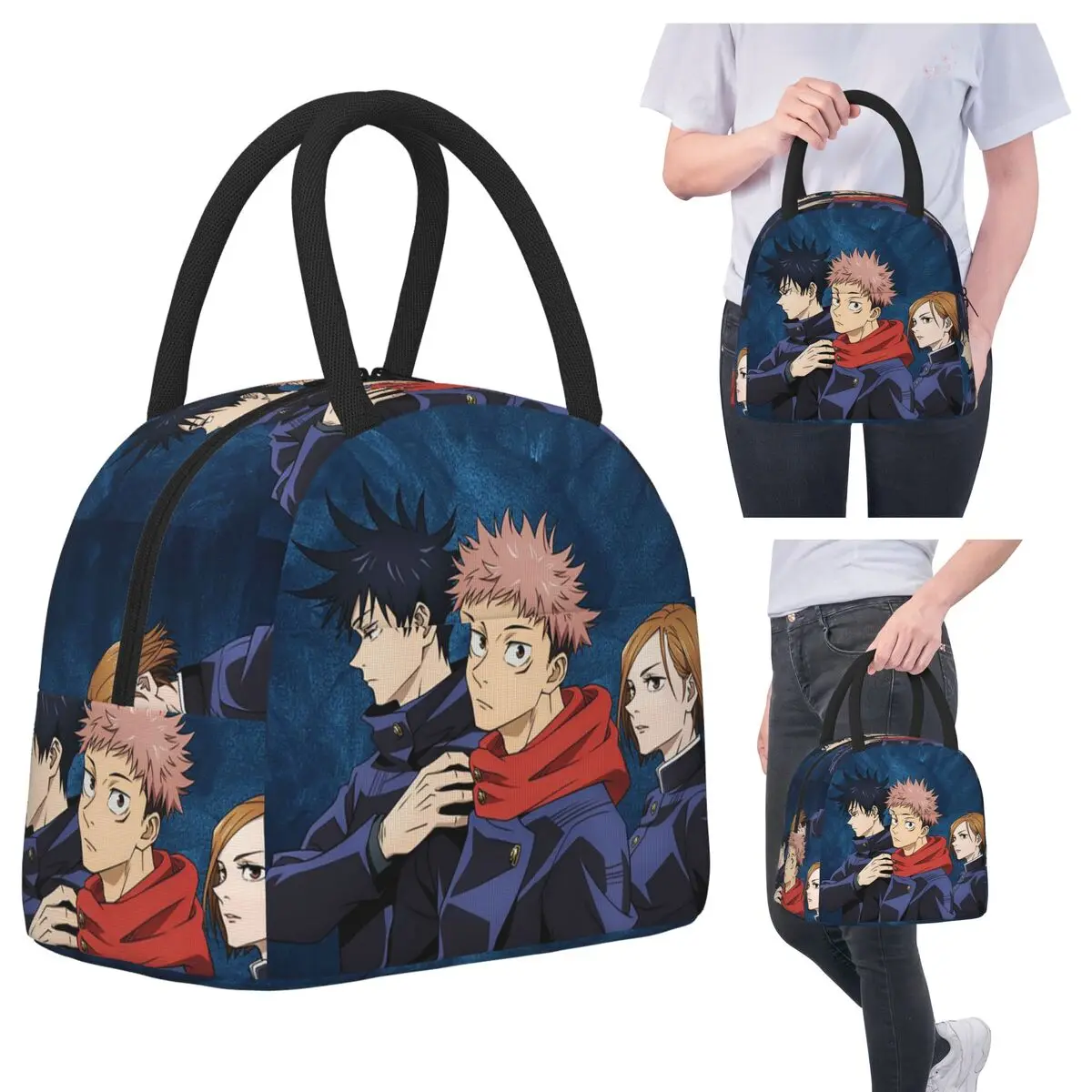 Megumi Besto Friendo Jujutsu Kaisen Sukuna Anime Insulated Lunch Bag for Women Office Cooler Thermal Food Box Tote Lunch Boxes
Megumi Besto Friendo Jujutsu Kaisen Sukuna Anime Insulated Lunch Bag for Women Office Cooler Thermal Food Box Tote Lunch Boxes