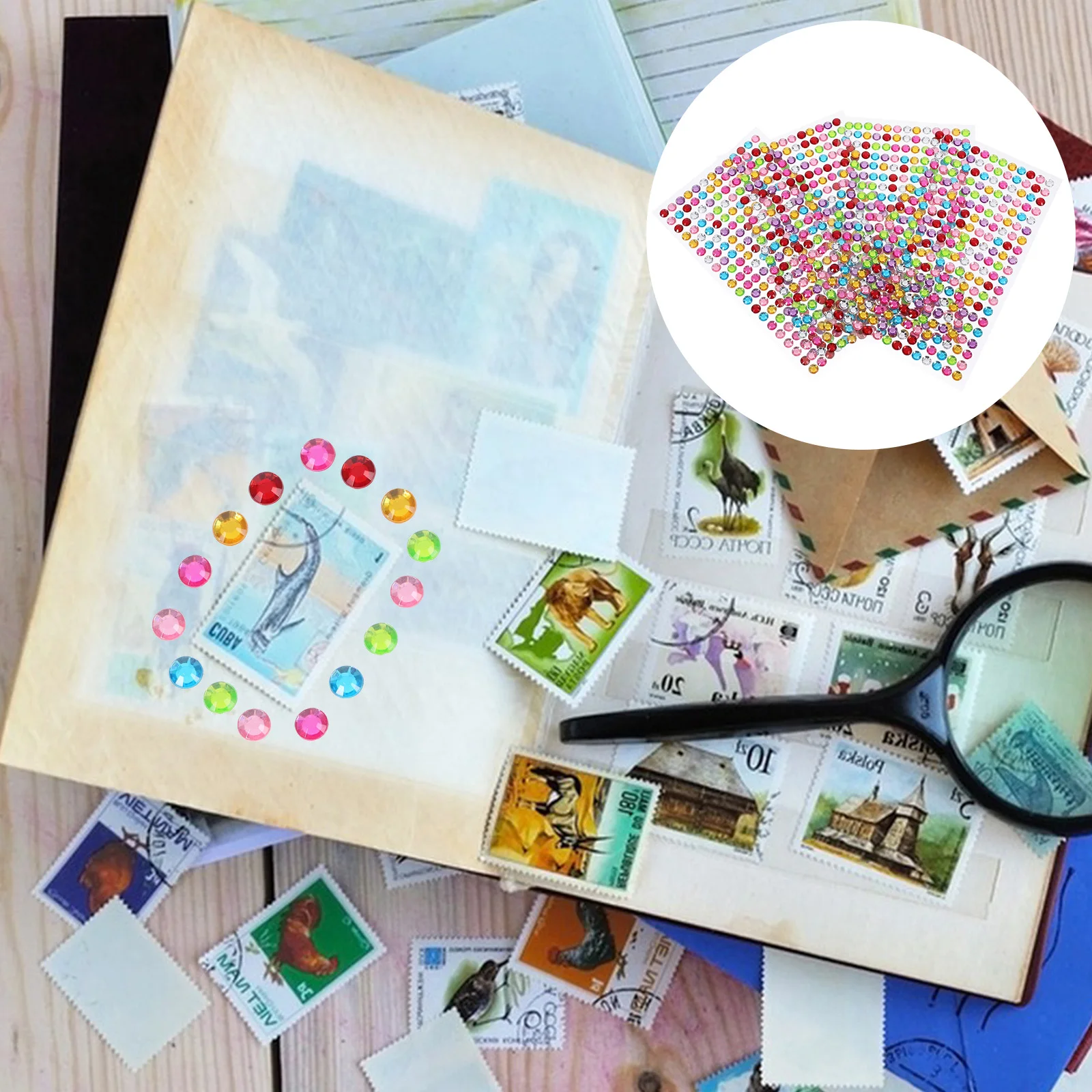 4 Sheets Nail Jewelry Round Rhinestone Acrylic Stickers for Nails Face Decoration 3D Round Nail Gems Sparkling Stick on
4 Sheets Nail Jewelry Round Rhinestone Acrylic Stickers for Nails Face Decoration 3D Round Nail Gems Sparkling Stick on