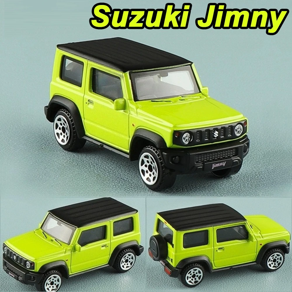 1:52 Suzuki Jimny 2021, миниатюрная игрушка-автомобиль, литая под давлением модель из сплава, четырехколесные подвесные колеса, слайд вперед, автомобили, коллекционирование хобби
1:52 Suzuki Jimny 2021, миниатюрная игрушка-автомобиль, литая под давлением модель из сплава, четырехколесные подвесные колеса, слайд вперед, автомобили, коллекционирование хобби