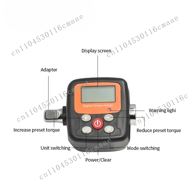 1/2 Digital Torque Adapter Adjustable Chrome Socket Wrench 12.5-250 'lbs/17-340 Nm Range Data Storage
1/2 Digital Torque Adapter Adjustable Chrome Socket Wrench 12.5-250 'lbs/17-340 Nm Range Data Storage