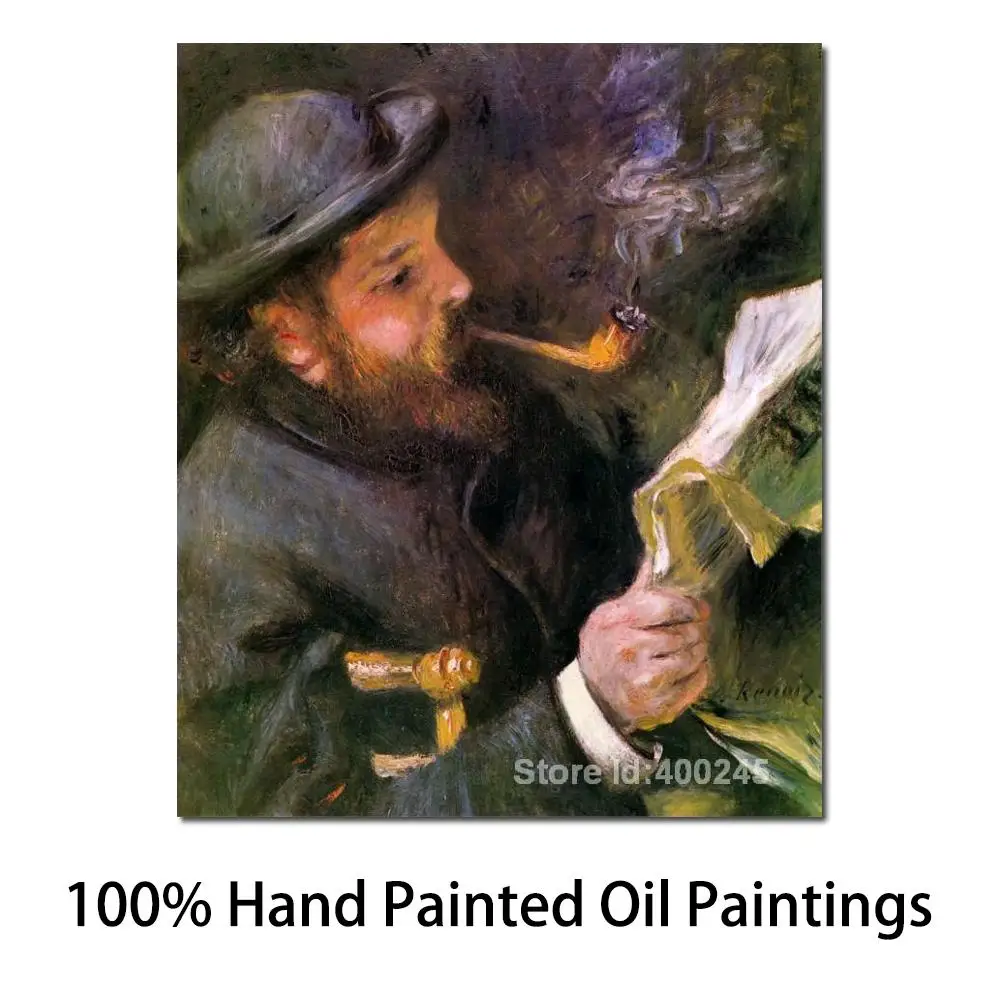 Paintings of Pierre Auguste Renoir Claude Monet Reading Reproduction Oil on Canvas High Quality Hand Painted
Paintings of Pierre Auguste Renoir Claude Monet Reading Reproduction Oil on Canvas High Quality Hand Painted