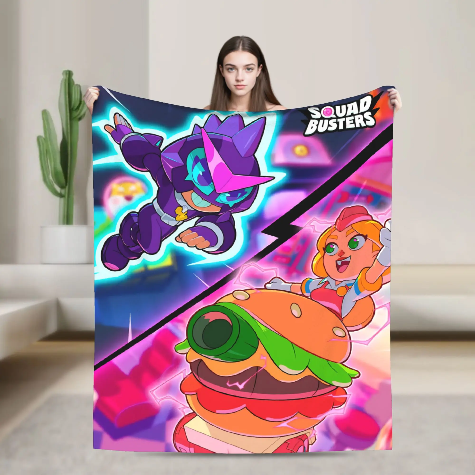 Squad Busters Game Blanket Picnic Flannel Bedding Throws For Couch Bed Super Warm Custom DIY Quality Bedspread Gift Idea
Squad Busters Game Blanket Picnic Flannel Bedding Throws For Couch Bed Super Warm Custom DIY Quality Bedspread Gift Idea