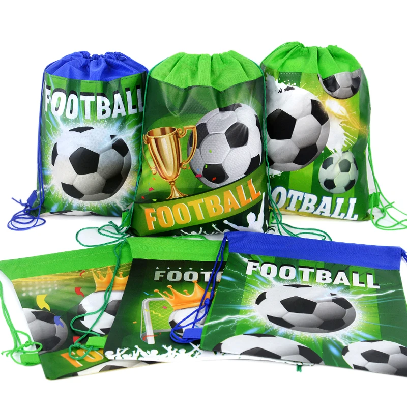 Football Theme Large Gift Bag Non-woven Fabric Snack Cookie Candy Packing Bag Soccer Birthday Party Decoration Supplies
Football Theme Large Gift Bag Non-woven Fabric Snack Cookie Candy Packing Bag Soccer Birthday Party Decoration Supplies