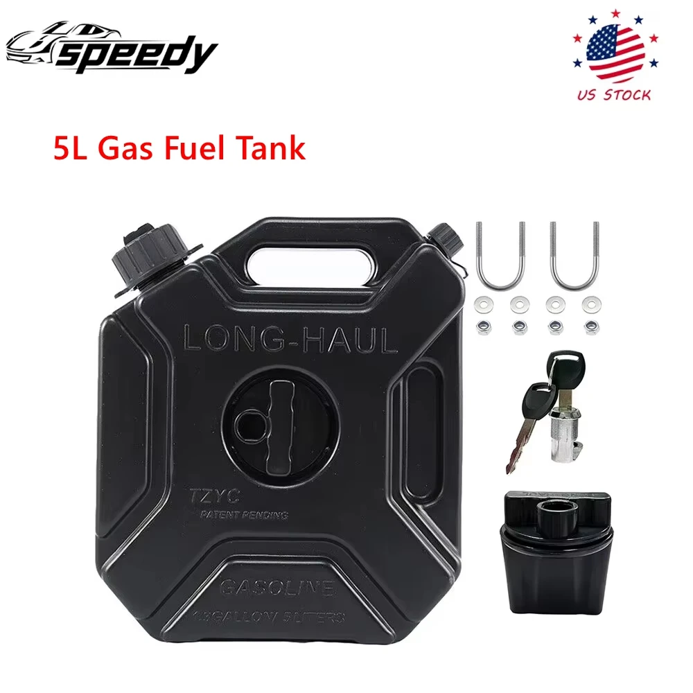 5L Gas Fuel Tank Gas Can Oil Storage Can For ATV UTV Gokart Motorcycle Car SUV
5L Gas Fuel Tank Gas Can Oil Storage Can For ATV UTV Gokart Motorcycle Car SUV
