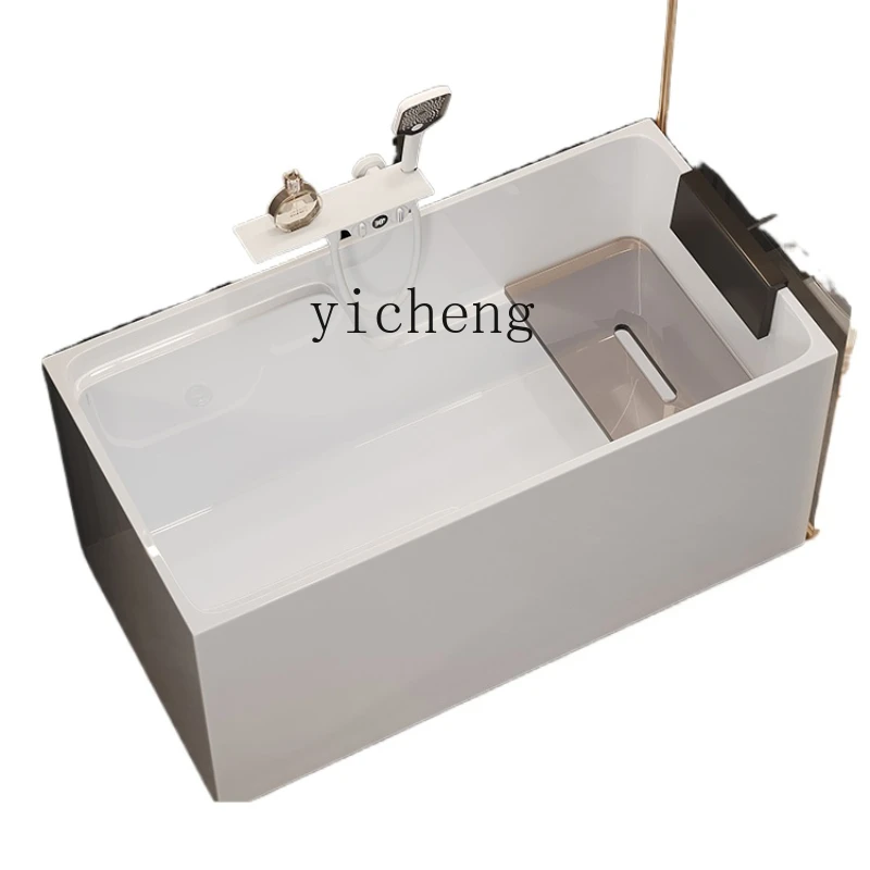 ZK deep bubble freestanding acrylic bathtub household walk-in bidet small apartment bathtub living room decoration
ZK deep bubble freestanding acrylic bathtub household walk-in bidet small apartment bathtub living room decoration