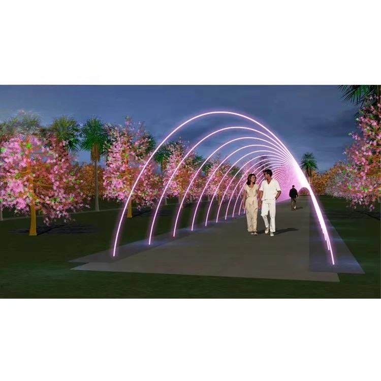 Garden Beam Jumping Fountain DMX512 led lights music dance flowing laminar jet water fountain
Garden Beam Jumping Fountain DMX512 led lights music dance flowing laminar jet water fountain