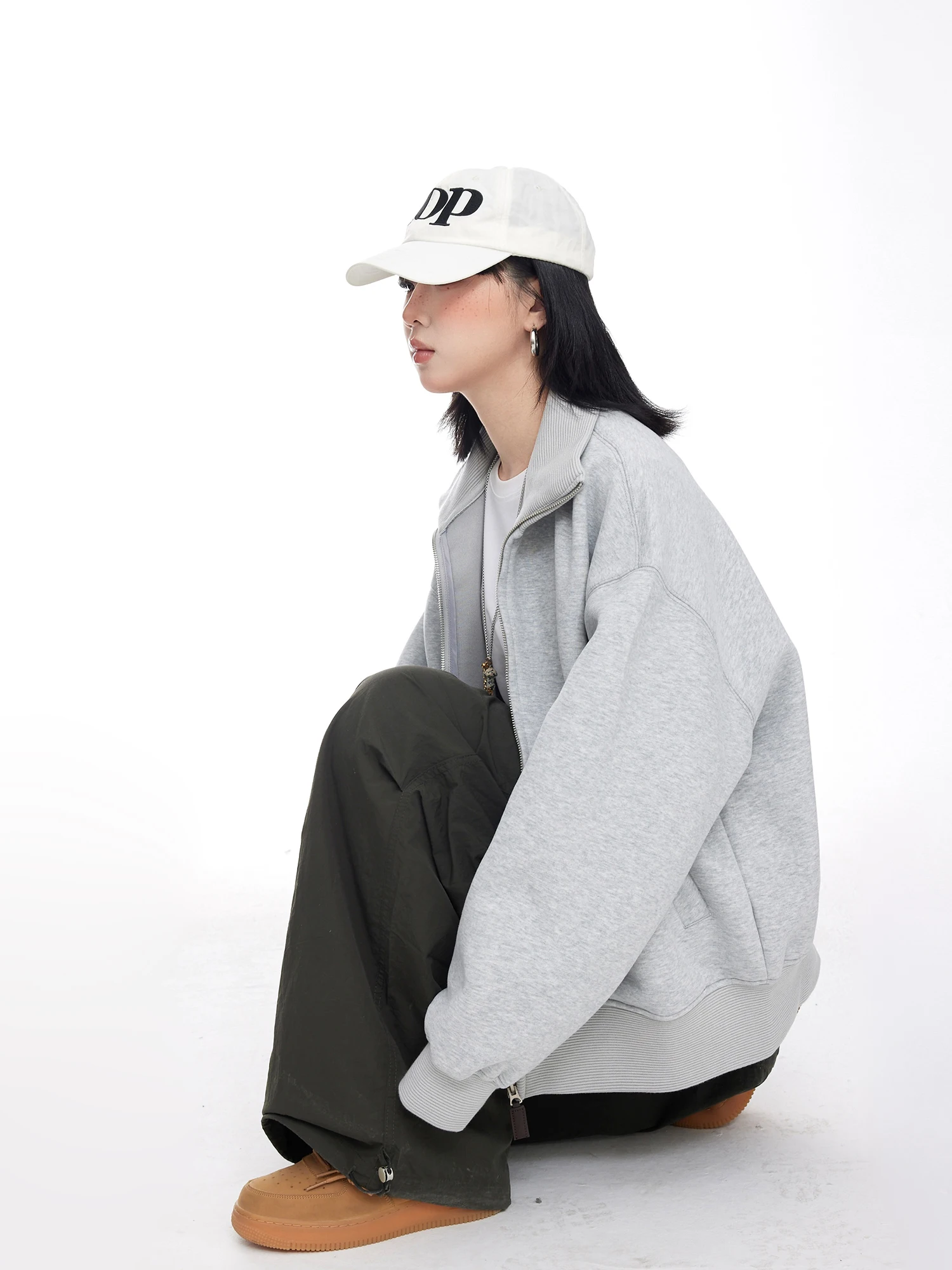 ay Zipper Hoodie Women's Loose Long Cardigan Spring Casual Vintage Stand Collar Sweatirt Open Front Coat Youth Faion
ay Zipper Hoodie Women's Loose Long Cardigan Spring Casual Vintage Stand Collar Sweatirt Open Front Coat Youth Faion