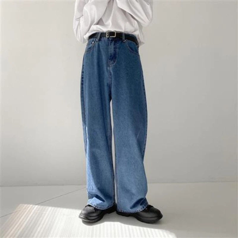 Men's Retro Jeans Business Straight Casual Wide Women Pants Korea Baggy Jeans Y2K Clothes Vintage Denim Distressed Streetwear
Men's Retro Jeans Business Straight Casual Wide Women Pants Korea Baggy Jeans Y2K Clothes Vintage Denim Distressed Streetwear