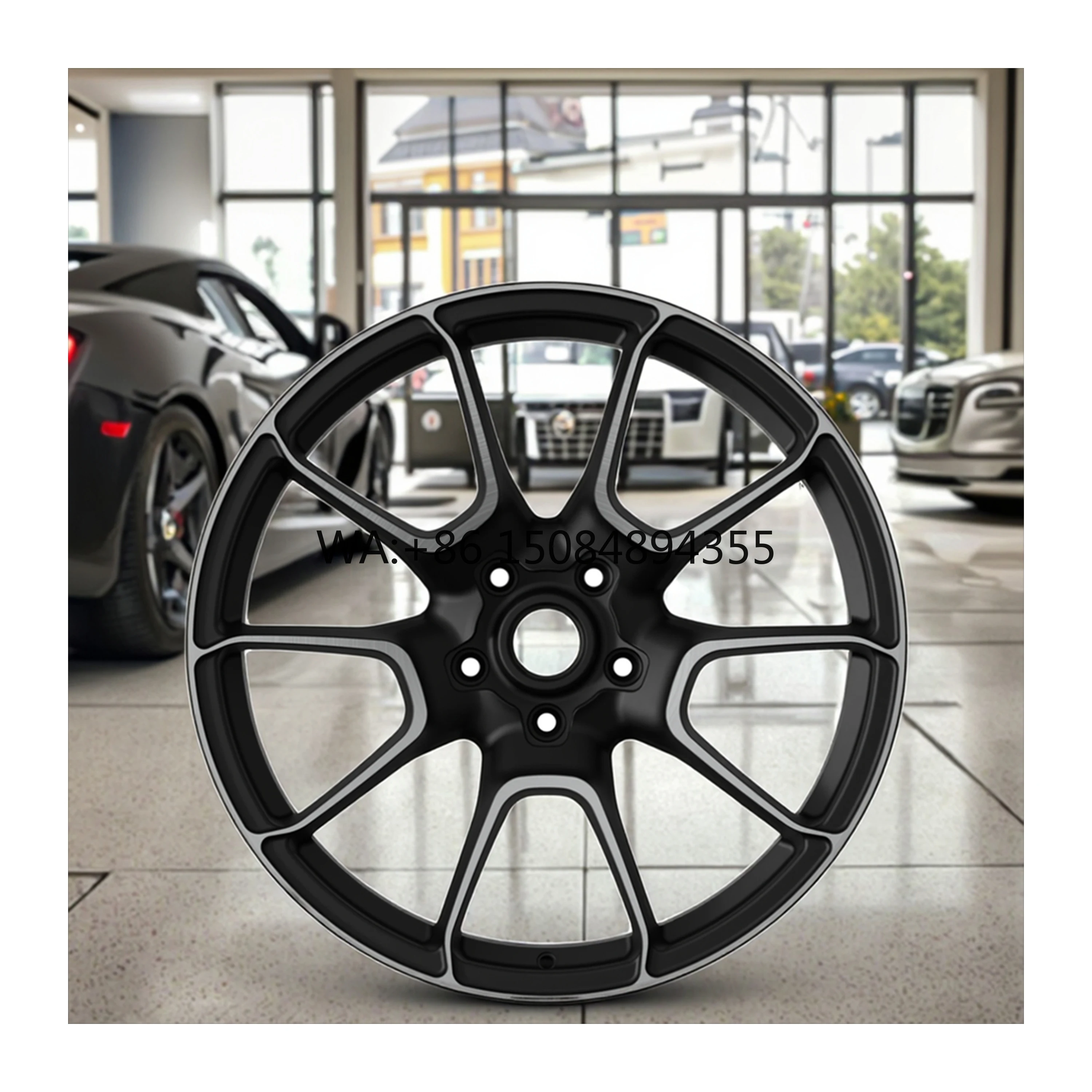 Customized 20-22 Inch Gloss Black Machined Face Fake Centerlock Forged Aluminum Alloy Wheels, compatible with Porsche 911 992
Customized 20-22 Inch Gloss Black Machined Face Fake Centerlock Forged Aluminum Alloy Wheels, compatible with Porsche 911 992