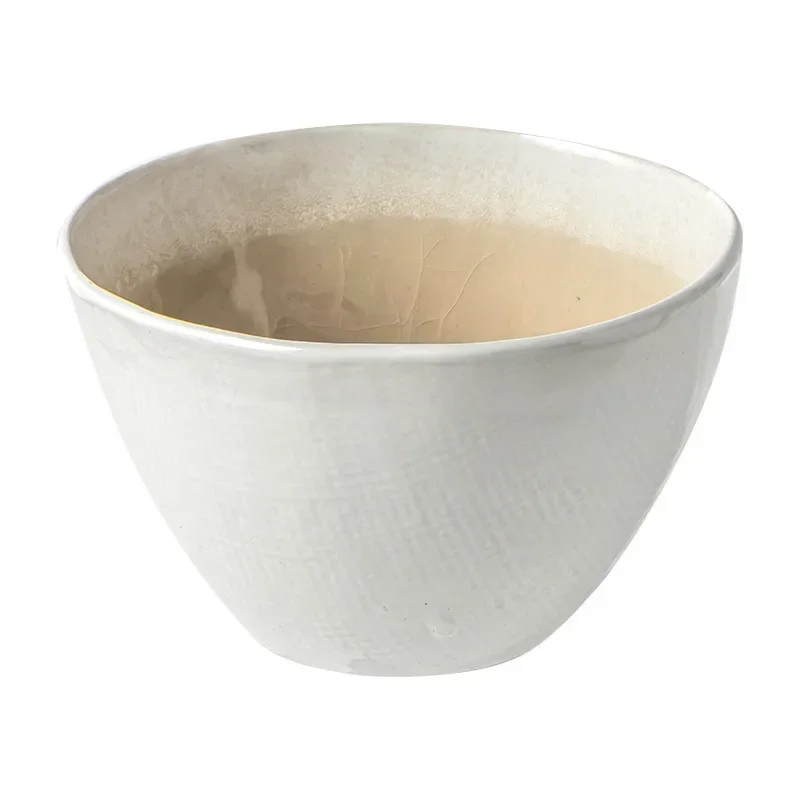Featured Ice Crack Glaze High Ceramic Fruit Salad Breakfast Noodle Japanese Western Pasta Bowl Household Tableware
Featured Ice Crack Glaze High Ceramic Fruit Salad Breakfast Noodle Japanese Western Pasta Bowl Household Tableware
