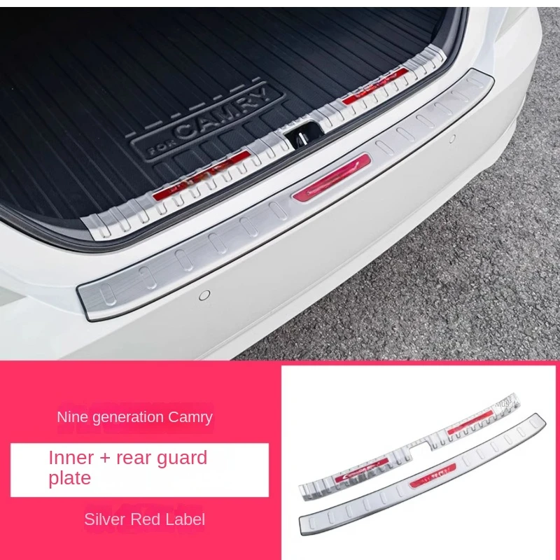 For Toyota Camry 2024 Rear Bumper Protector Trunk Sill Guard Stainless Steel Anti-Scratch Trunk Threshold Strip Accessories
For Toyota Camry 2024 Rear Bumper Protector Trunk Sill Guard Stainless Steel Anti-Scratch Trunk Threshold Strip Accessories
