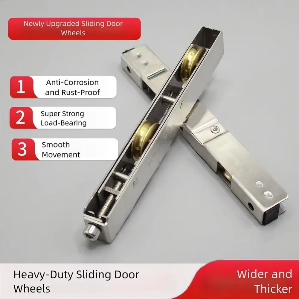 Stainless Steel Door Sliding Roller Bearing Rollers Silent Slot Wheel Double Copper Wheel Window Pulley
Stainless Steel Door Sliding Roller Bearing Rollers Silent Slot Wheel Double Copper Wheel Window Pulley