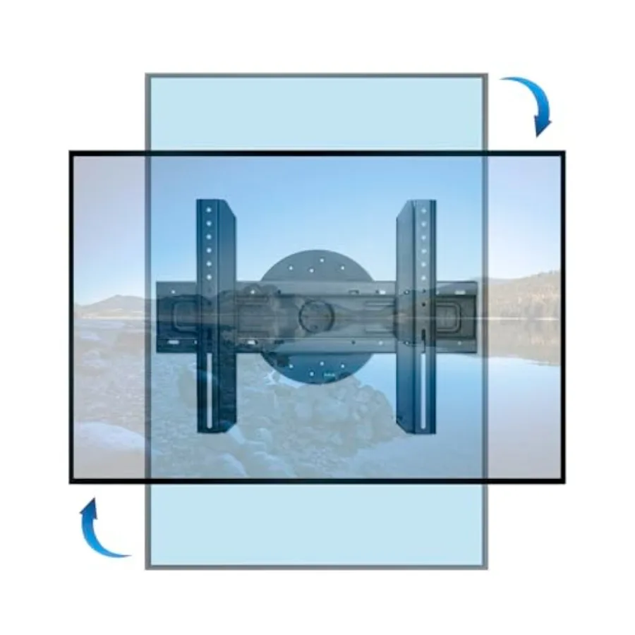 TV wall mount for landscape-to-portrait rotation low-profile fixed bracket in black metal supports 3260 inch some 70 TVs up to
TV wall mount for landscape-to-portrait rotation low-profile fixed bracket in black metal supports 3260 inch some 70 TVs up to