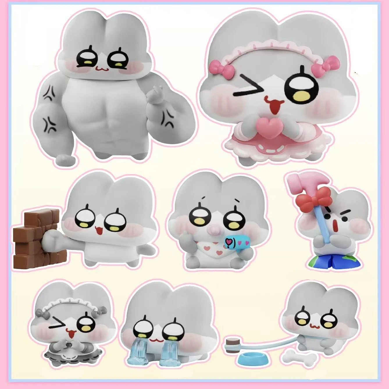 New Little Rabbit Blind Box Cute Children'S Doll Baby Dog Gift Toy Handmade Gift Table Decoration Can Be Collected And Gifted
New Little Rabbit Blind Box Cute Children'S Doll Baby Dog Gift Toy Handmade Gift Table Decoration Can Be Collected And Gifted